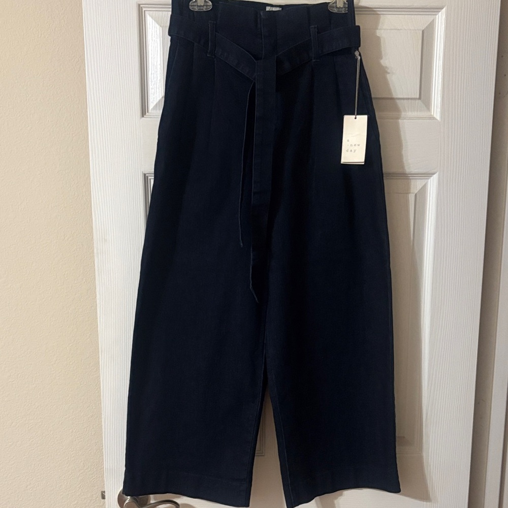 A New Day Dark Blue Crop Jeans